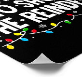 Most Likely To Shoot The Reindeer Xmas Family Matc Poster (Ecke)