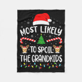 Most Likely To Sil The Grandkids Family Matching X Fleecedecke (Vorderseite)