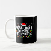 Most Likely To Sil The Grandkids Funny Christmas G Kaffeetasse (Links)
