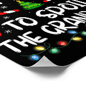 Most Likely To Sil The Grandkids Funny Christmas G Poster (Ecke)