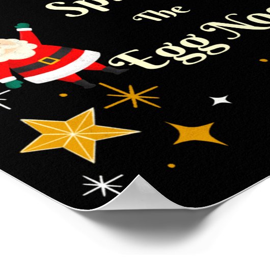 Most Likely To Ske The Egg Nog Poster (Ecke)