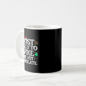 Most Likely To Ske The Hot Chocolate Funny Christm Kaffeetasse (Vorderseite Links)