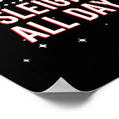 Most Likely To Sleigh All Day Funny Xmas  Poster (Ecke)