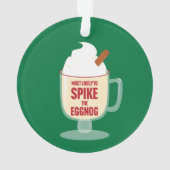 Most Likely to Spike the Eggnog Ornament (Rückseite)