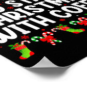 Most Likely To Start Christmas With Coffee Family Poster (Ecke)
