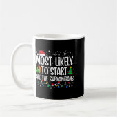 Most Likely To Start The Shenanigans Funny Family Kaffeetasse (Links)