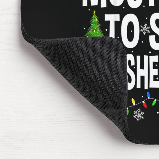 Most Likely To Start The Shenanigans Xmas Matching Mousepad (Ecke)