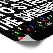 Most Likely To Start The Shenanigans Xmas Matching Poster (Ecke)