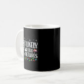 Most Likely To Take Too Many Ctures Christmas Kaffeetasse (Vorderseite Links)