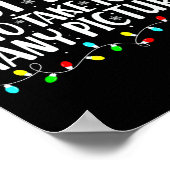 Most Likely To Take Too Many Ctures Christmas Poster (Ecke)