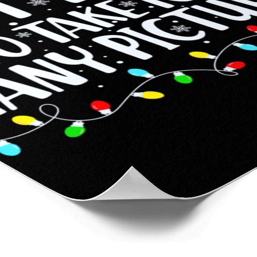 Most Likely To Take Too Many Ctures Christmas T Sh Poster (Ecke)