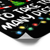 Most Likely To Take Too Many Ctures Funny Family C Poster (Ecke)