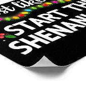 Most Likely To The Shenanigans Funny Xmas Family M Poster (Ecke)