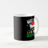 Most Likely To Trade Sister Funny Matching Xmas Kaffeetasse (VorderseiteRechts)