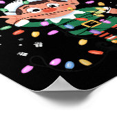 Most Likely To Untangle Christmas Lights Elf Poster (Ecke)