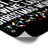 Most Likely To Wake Last On Christmas Morning Fami Poster (Ecke)