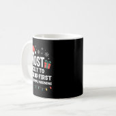 Most Likely To Wake Up First On Christmas Morning  Kaffeetasse (Vorderseite Links)
