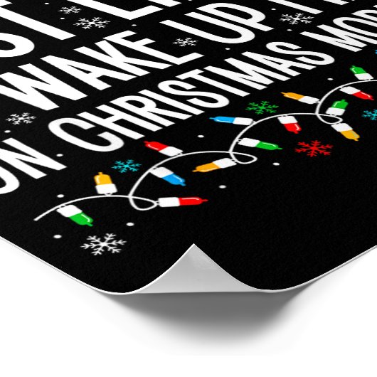 Most Likely To Wake Up First On Christmas Morning  Poster (Ecke)