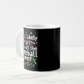 Most Likely To Watch All Baseball Games C-hristmas Kaffeetasse (Vorderseite Links)