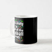 Most Likely To Watch All Football Games Christmas Kaffeetasse (Vorderseite Links)