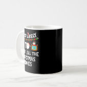 Most Likely To Watch All The Christmas Movies Xmas Kaffeetasse (Vorderseite Links)
