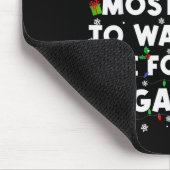 Most Likely To Watch All The Football Games Christ Mousepad (Ecke)