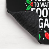Most Likely To Watch All The Football Games Shirt Mousepad (Ecke)