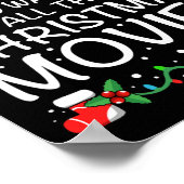 Most Likely To Watch The Christmas Movies Family C Poster (Ecke)