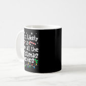 Most Likely Watch All The C-hristmas Movies Matchi Kaffeetasse (Vorderseite Links)