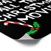 Most Likely Watch Christmas Movie Xmas Family Matc Poster (Ecke)