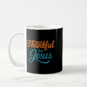Most Thankful For Jesus Christian Thanksgiving Kaffeetasse (Links)