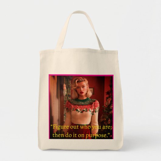 Most Trending Grocery Tote Bag in the USA Tragetasche (Vorne)