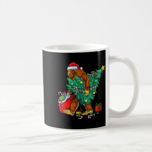 Most Wonderful Christmas Co Bigfoot Christmas Tree Kaffeetasse (Rechts)