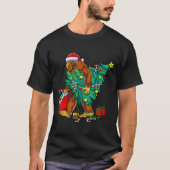 Most Wonderful Christmas Co Bigfoot Christmas Tree T-Shirt (Vorderseite)