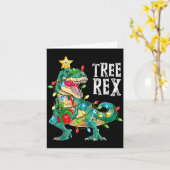 Most Wonderful Christmas Co Dinosaur Christmas Tre Karte (Gelbe Blume)