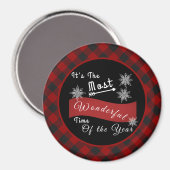 Most Wonderful time Magnet (Vorderseite/Rückseite)