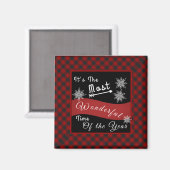 Most Wonderful time Magnet (Vorderseite/Rückseite)