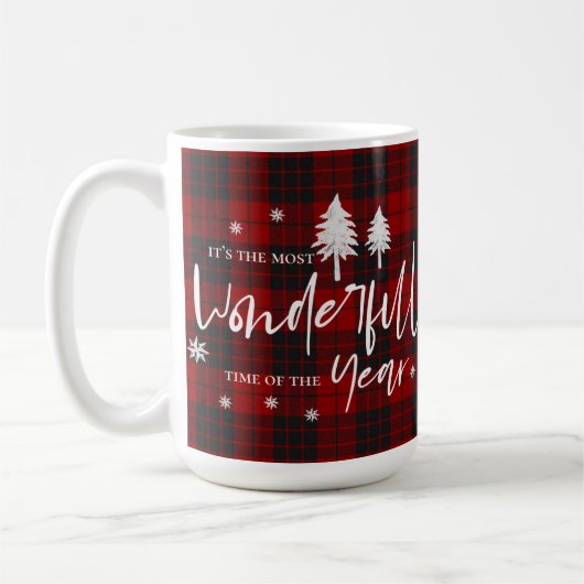 Most Wonderful Time of The Year Pläd Christmas Kaffeetasse (Links)