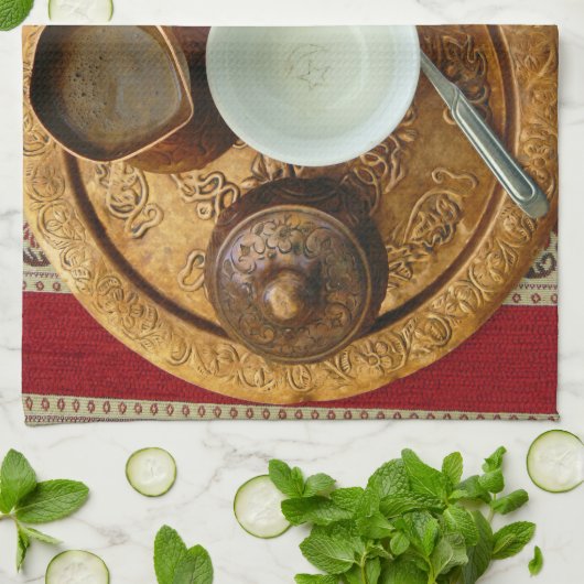 Mostar Bosnian Kaffee Set Teetücher Geschirrtuch (Gefaltet)