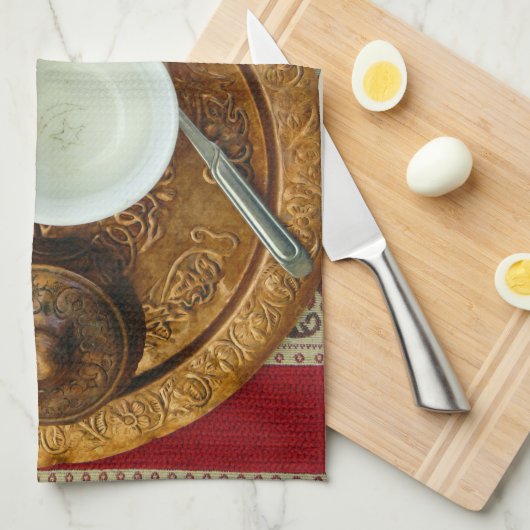 Mostar Bosnian Kaffee Set Teetücher Geschirrtuch (Viertel Falte)