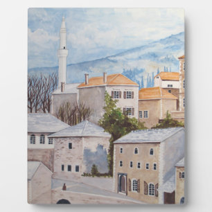 Mostar, Bosnien - Akrylenmalerei Fotoplatte