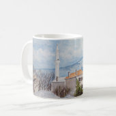 Mostar, Bosnien - Akryllische Stadtbild Kaffeetasse (Vorderseite Links)