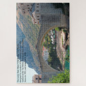 Mostar Bosnien die alte Brücke groß Puzzle (Vertikal)