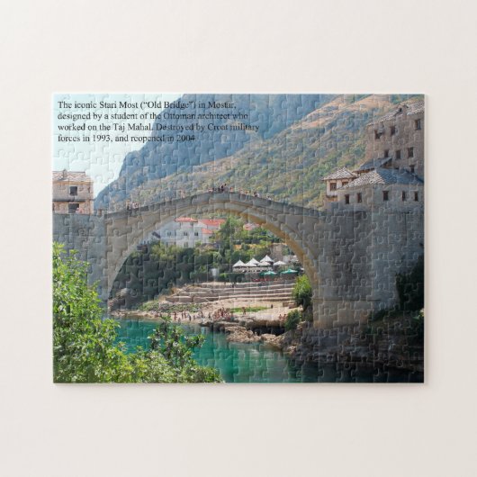 Mostar Bosnien die alte Brücke Puzzle (Horizontal)