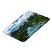 Mostar Bosnien & Herzegowina Magnet mit Schreiben (Linke Seite)