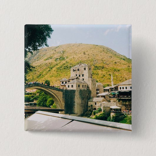 Mostar - Bosnien und Herzegowina Button (Vorderseite)