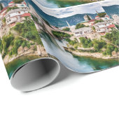 Mostar Bosnien und Herzegowina Geschenkpapier (Rolleneckpunkt)