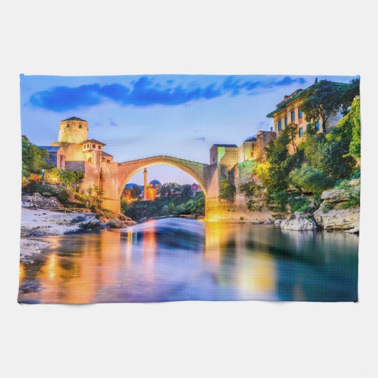 Mostar, Bosnien und Herzegowina Küchentuch (Horizontal)