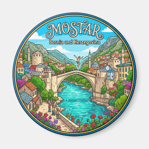 Mostar Bosnien und Herzegowina Magnet
