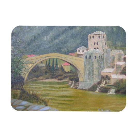 Mostar Bridge Magnet (Horizontal)